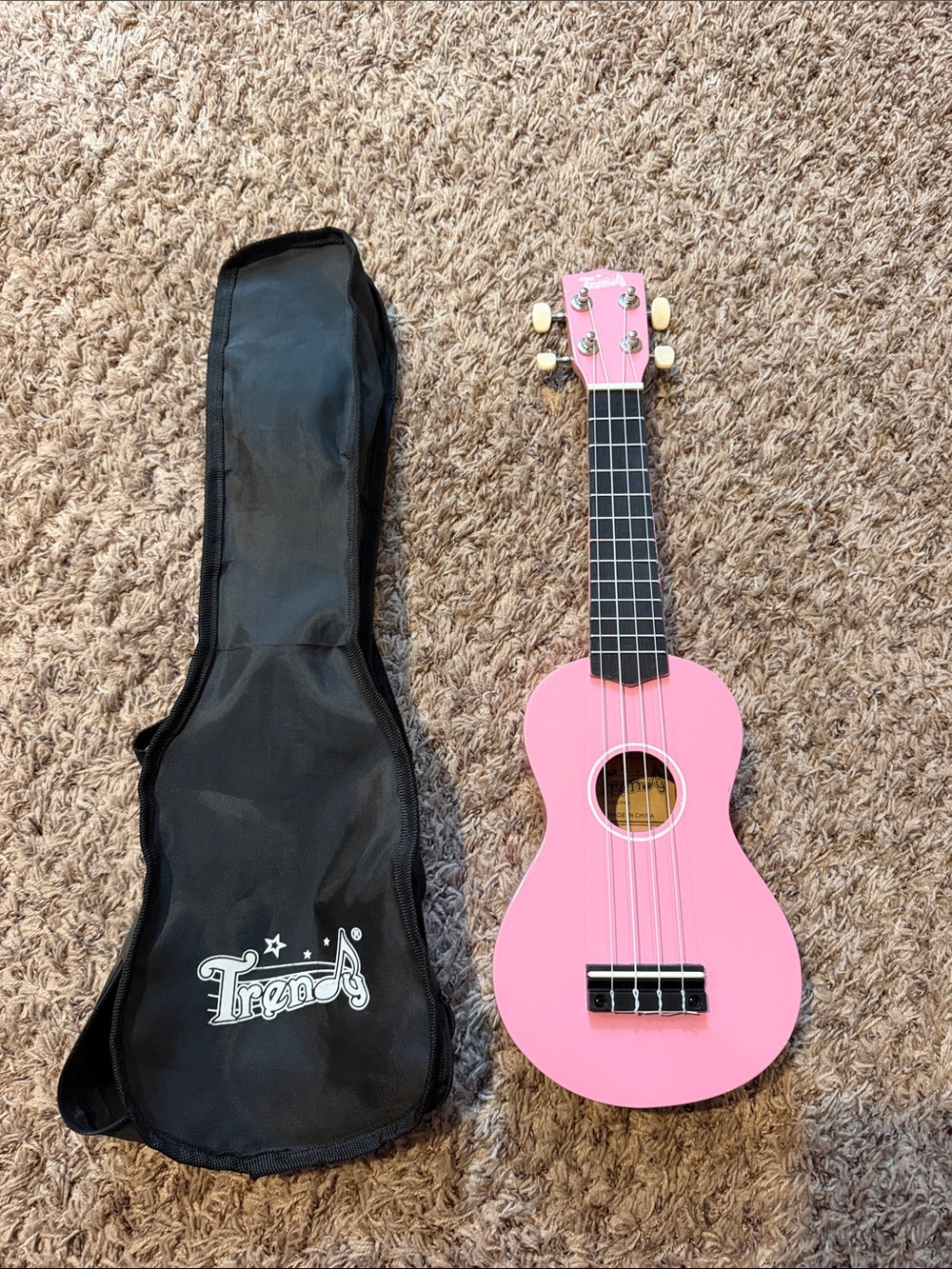 Trendy Pink Soprano Ukulele for Kids -
